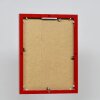 Cadre photo Effect en aluminium Quadro 25x60 cm rouge verre acrylique mat brillant