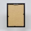Cadre photo Effect en aluminium Quadro 27x48 cm noir verre acrylique