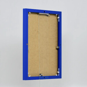 Effect Cadre photo en aluminium Quadro 40x60 cm bleu verre acrylique