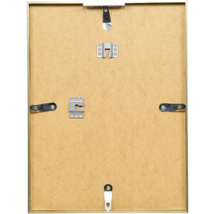 Cadre Photo Aluminium Doré Série 2 Acrylique 40x40 cm