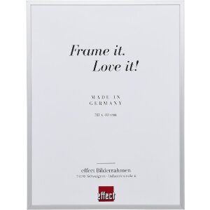Cadre photo aluminium Effect série 2 acryl argent...