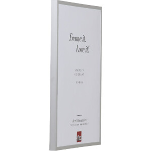 Cadre photo aluminium argent Série 2 acryl 50x65 cm