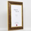 Effect Cadre photo baroque profil 31 brun 20x28 cm verre acrylique
