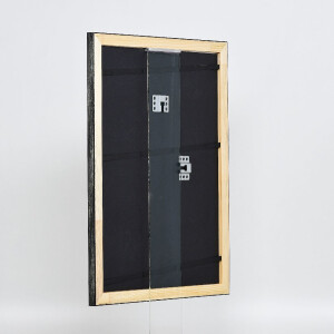 Cadre photo bois Profil 40 Argent 20x25 cm avec acrylglas
