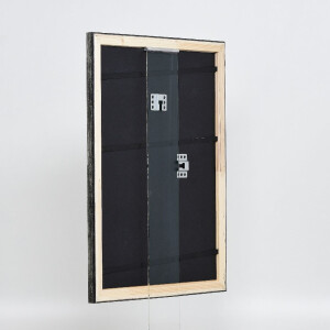 Cadre photo bois massif Platin 50x65 cm avec verre acrylique