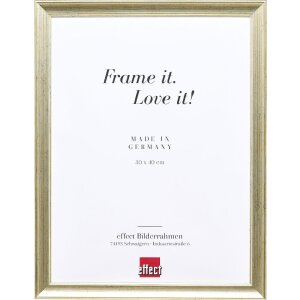 Effect Cadre Photo Bois Profil 41 Antikargent 25x50 cm...