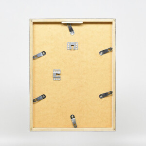 Cadre photo en bois profil 42 argent 59,4x84,1 cm