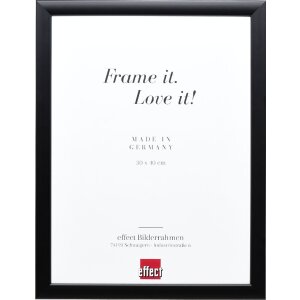 Effect Cadre Photo Bois Profil 43 Noir 10x10 cm