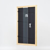 Cadre photo en bois Profil 43 Gold 10x15 cm avec verre artificiel