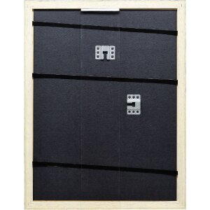 Cadre photo en bois profil 43 royalbleu 40x40 cm verre artistique