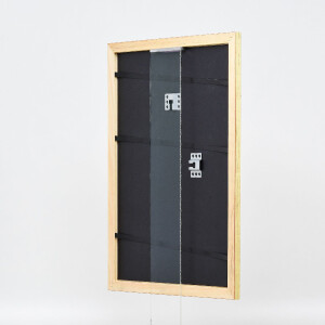 Cadre photo en bois doré Profil 43 50x100 cm verre artificiel