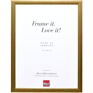 Cadre photo en bois doré 60x60 cm avec verre de...