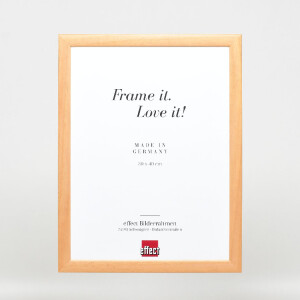 Cadre Photo Bois Nature 59,4x84,1 cm Verre Artificiel