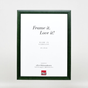 Cadre photo en bois profil 43 tannegreen 60x90 cm verre artistique