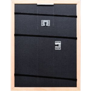 Cadre photo en bois effet profil 43 lachs 70x70 cm verre artistique