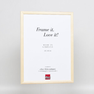 Cadre photo en bois pin 24x30 cm, verre acrylique UV