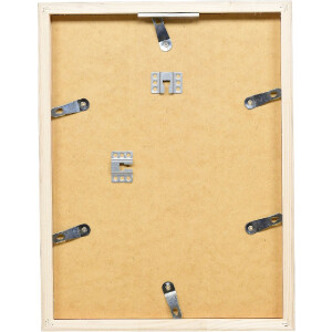 Cadre photo bois massif chêne clair 20x28 cm effet profil 54