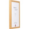 Cadre photo en bois effet Holzrahmen Profil 54 chêne 25x30 cm verre de protection anti-reflet UV