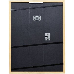 Cadre photo en bois massif Profil 66, finition antiksilver 14,8x21 cm