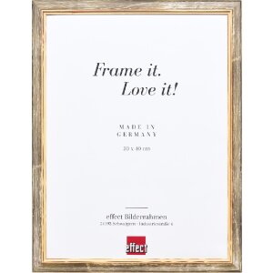 Cadre photo en bois profil 67 marron 25x80 cm verre...