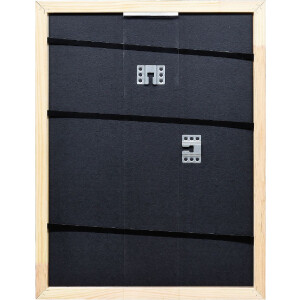 Cadre photo bois rustique 35x100 cm avec verre artificiel anti-choc