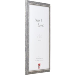 Cadre photo en bois profil 67 noir 50x65 cm verre artificiel