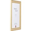 Cadre photo bois profil 68 ivoire 62x93 cm verre stratifié