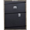 Cadre photo en bois Profil 69 Gold 18x27 cm avec verre artificiel