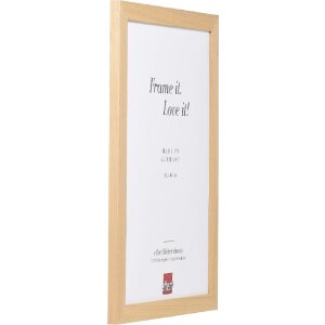 Cadre photo bois chêne profil 71 30x40 cm verre artificiel