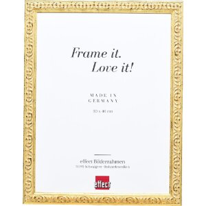 Cadre photo bois baroque doré 59,4x84,1 cm profil 86