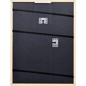 Cadre photo en bois brun profilé Top S 18x24 cm avec verre stratifié