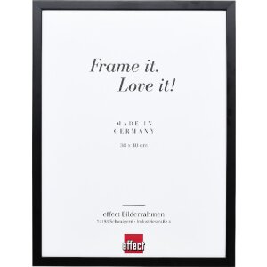 Cadre photo bois profil top S noir 29,7x42 cm verre...