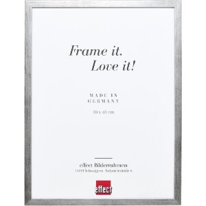 Cadre photo bois profil haut silex 42x59,4 cm verre...