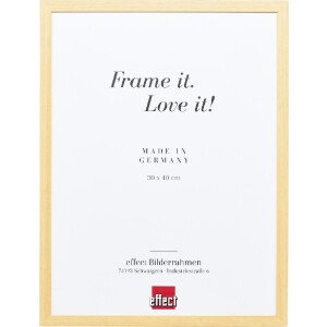 Cadre photo bois naturel Top S 50x50 cm verre artificiel