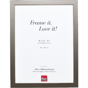 Cadre photo Profil Top Pro platin 20x30 cm verre artistique