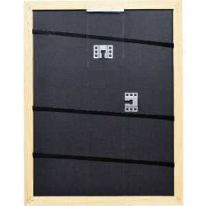 Cadre Photo Bois Naturel 25x30 cm avec Verre Artificiel UV