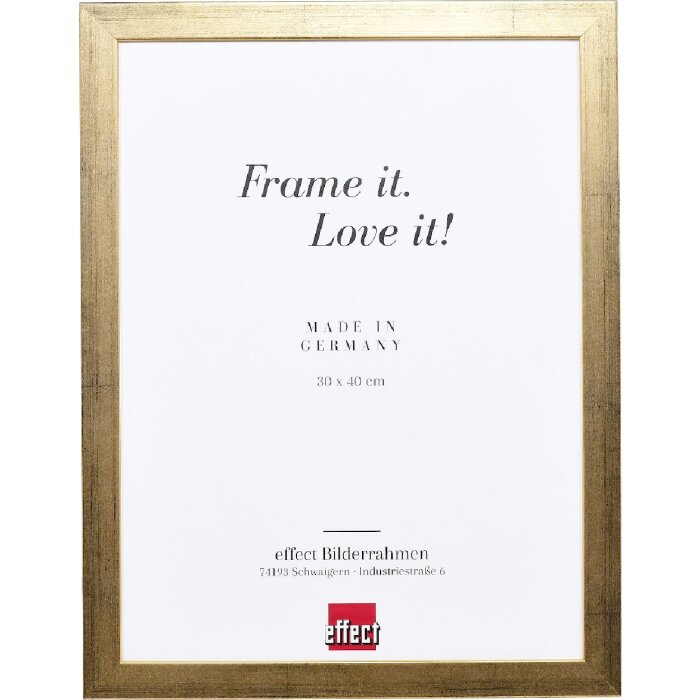 Effect cadre photo bois doré Top Pro 30x40 cm verre décoratif