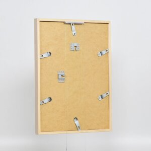 Cadre en bois Effect Profil 35 brun clair 50x65 cm verre normal + entretoise