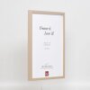 Cadre en bois Effect Profil 35 brun clair 50x65 cm verre normal + entretoise