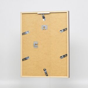 Cadre en bois Effect Profil 35 brun 10,5x14,8 cm verre normal + entretoise