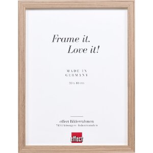 Cadre photo bois nußbaum 15x20 cm avec verre clair