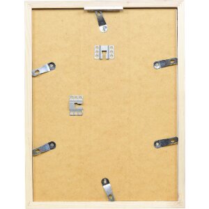 Cadre photo en bois chêne clair 18x32 cm avec verre transparent