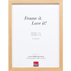 Cadre photo en bois chêne 20x28 cm avec verre clair...