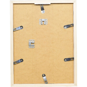 Cadre photo en bois noyer 50x100 cm avec verre clair