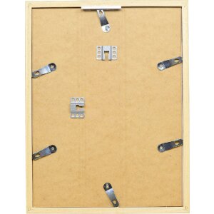 Cadre photo en bois profil 58, brun clair, 20x30 cm, verre transparent