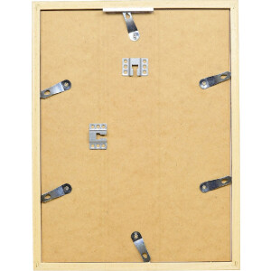 Cadre photo en bois effet Profil 58 marron clair 35x50 cm verre clair