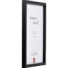 Cadre photo bois noir Effect Profil 58 40x50 cm verre clair rainure espacement