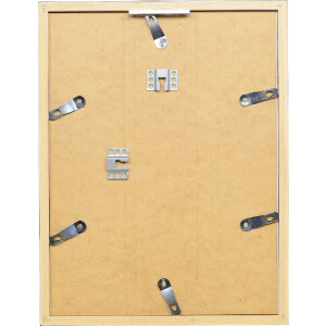 Cadre photo en bois Profil 58 noir 62x93 cm, verre clair et moustiquaire