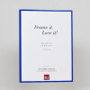 Cadre photo miroir bleu Effect Quadro, format DIN A3