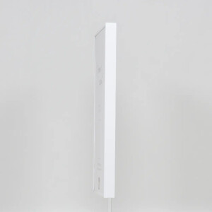 Cadre miroir blanc Quadro 30x45 cm, aluminium, mural